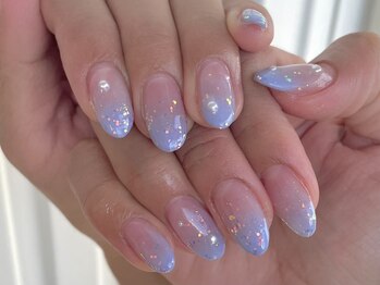 ジュノネイル(juno nail)/ブルーグラデ