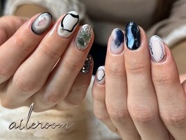 寒色系 ニュアンス ちぐはぐ