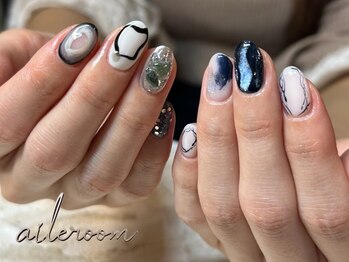 エールルーム 中目黒(aileroom)/寒色系 ニュアンス ちぐはぐ