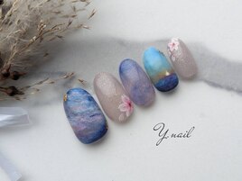 春はあけぼのネイル