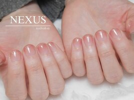 ショートネイルもグラデ♪