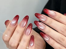 センスネイル 自由が丘店(Sense Nail)/クリスマス/冬ネイル/ボルドー