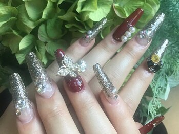 アンジェリーク/スカルプ持ち込みアート¥18000