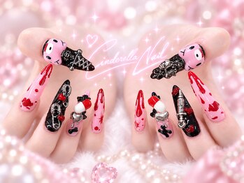 シンデレラネイル(CINDERELLA NAIL)/長さだし/つけ放題/チップ/LL