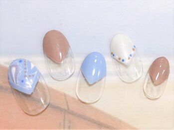 ネイルズガッシュ 武蔵小山店(NAILsGUSH)/*ドットペイズリー*