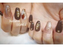 ネイルサロンソアレ(SOARE)/カフェオレニュアンス