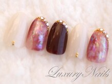ラグジュアリーネイルズ アカバネ(Luxury Nails Akabane)/キラキラ*ホイルアート