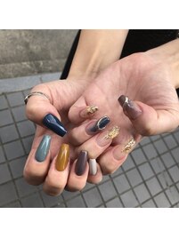 秋ネイル