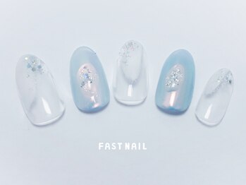 ファストネイル なんばウォーク店(FAST NAIL)の写真/【ライフスタイルに合わせたショートネイルデザインも豊富♪5500円コース(60分)】[ファストネイルなんば店]