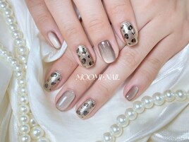 ヒョウ柄　マグネット　シンプル