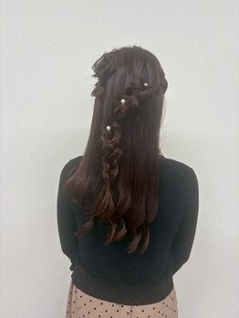 ミカヅキ 赤坂/オリジナルハーフアップ！