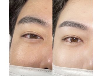 ヒュー(hue)の写真/【平日昼の空き時間に】
本町の経営者・フリーランス御用達。完全個室で整う洗練メンズ眉。