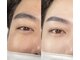 ヒュー(hue)の写真/【平日昼の空き時間に】
本町の経営者・フリーランス御用達。完全個室で整う洗練メンズ眉。