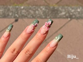 スカルプ　海外ネイル