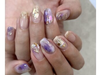 ニュアンスミラーネイル