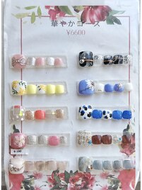 3・4月フット デザインサンプル