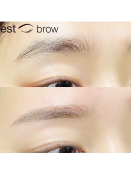 エストブロウ 麻布十番店(est brow)/眉毛　アイブロウ　間引き