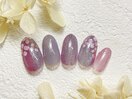 紫陽花ネイル銀座フィルイン