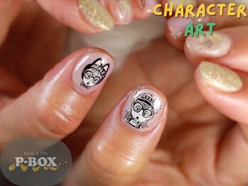 ピーボックス(P BOX)/☆キャラ 模写 3D 推しネイル☆
