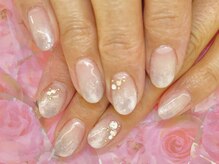 機械を使わないオフと丁寧なウォーターケアで自爪を大切に☆