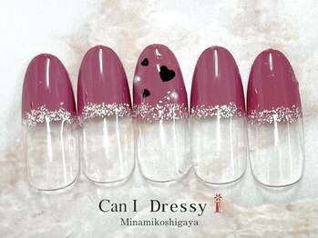キャンアイドレッシー 南越谷店(Can I Dressy)/ハートホロネイル
