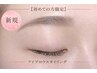 【新規】美眉アイブロウスタイリング60分 (間引き+メイク仕上げ)