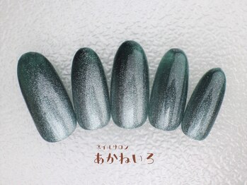 ネイルサロン あかねいろ/マグネットネイル ニュアンス