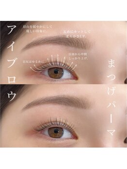 ガレリア アイデザイン KHビル店(GALLARIA Eye design)/アイブロウ×まつげパーマ