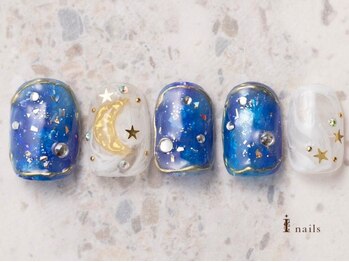 アイネイルズ 吉祥寺店(I nails)/夜空ネイル