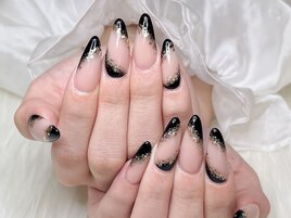 ★ブラック×ゴールドラメ★