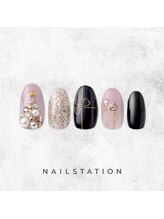 ネイルステーション リンクスウメダ店(NAIL STATION)/クリスマスネイル／パラジェル