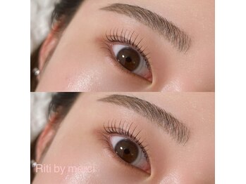 リティ バイ メルシー(Riti by merci)/まつ毛パーマ×眉毛Wax♪