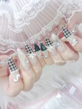 ファラウェイネイル(Faraway nail)/千鳥柄ネイル☆