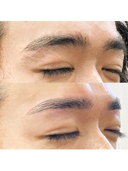 オワゾーブルー(Oiseaubleu)/アイブロウワックス脱毛メンズ