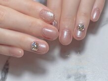 モアニ ヒロオ 恵比寿店(MOANI Hiroo)/上品ミラーアートネイル