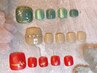 *【毎日見たくなる指先♪】Foot　シンプルアート定額デザイン