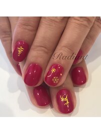 クリスマスネイル