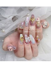 ラベンダー(Lavender)/冬ネイル