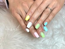 アンガット(angot.)/カラフルパステルネイル