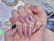 レアネイル 渋谷店(Le’a nail)/ラメワンカラー