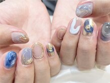 アース コアフュールボーテ 新潟中野山店 (EARTH Coiffure beaute')/ニュアンスネイル　12500円