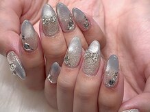 ネスネイル 池袋(Nes.nail)/冬キラキラネイル