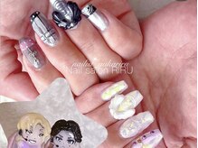 アート持ち込み可で概念ネイル、3Dネイルのできるサロン♪