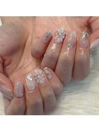 でこフラワー＆キラキラ