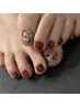 【Jrネイリスト限定】foot gel 1カラー+2本アート￥5500