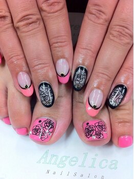 ネイルサロン アンジェリカ(Angelica)/No.9 ハンド＆フット同時施術