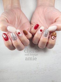 シェール アミー(Chere amie)/クリスマスネイル☆