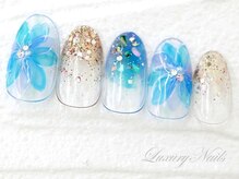 ラグジュアリーネイルズ タカダノババ(Luxury Nails Takadanobaba)/うるうるフラワー