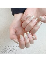 クリーム(Nail Atelier CREAM)/波ネイル
