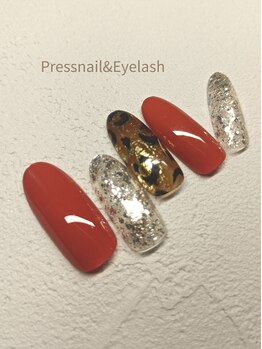 プレス ネイルアンドアイラッシュ(PRESS NAIL&EYELASH)/【ハンド】定額※オフ込￥8800